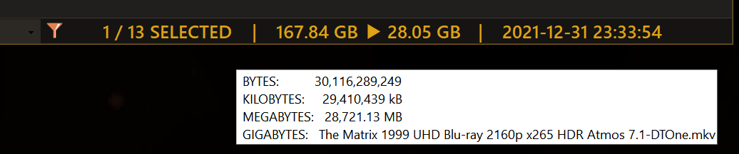 FreeCommander - Status Bar lacks GBs.png