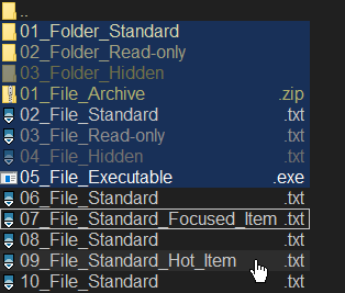 FreeCommander Selection.png