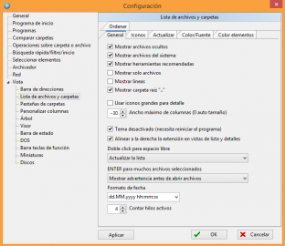 Configuración
